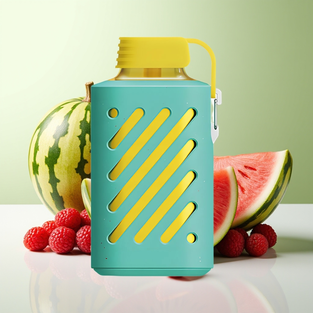 VOZOL GEAR 10000 فاب disposable توت العليق بطيخ 10000 نفخة 20 مل سعة سائل