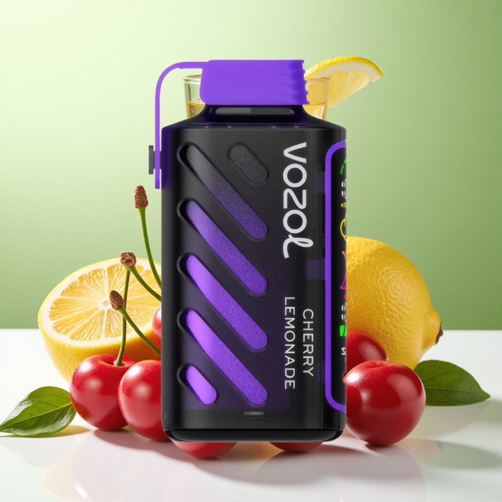 VOZOL Gear Power 20000 Puffs شيري ليمونيد مع شاشة كاملة وعمر بطارية 20000 نفخة