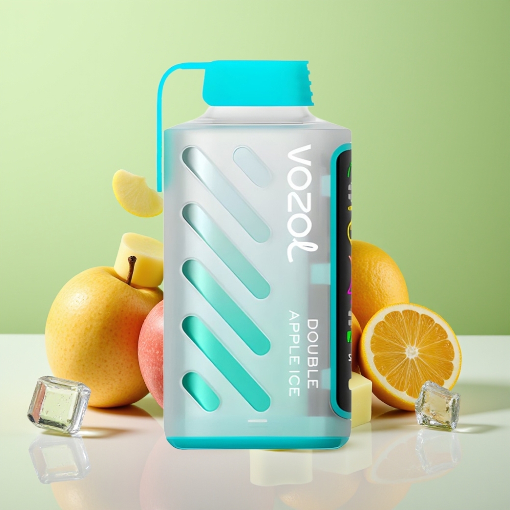 VOZOL Gear Power 20000 Puffs Double تفاحتين ثلج تقنية S.i.L.C. وشاشة كاملة