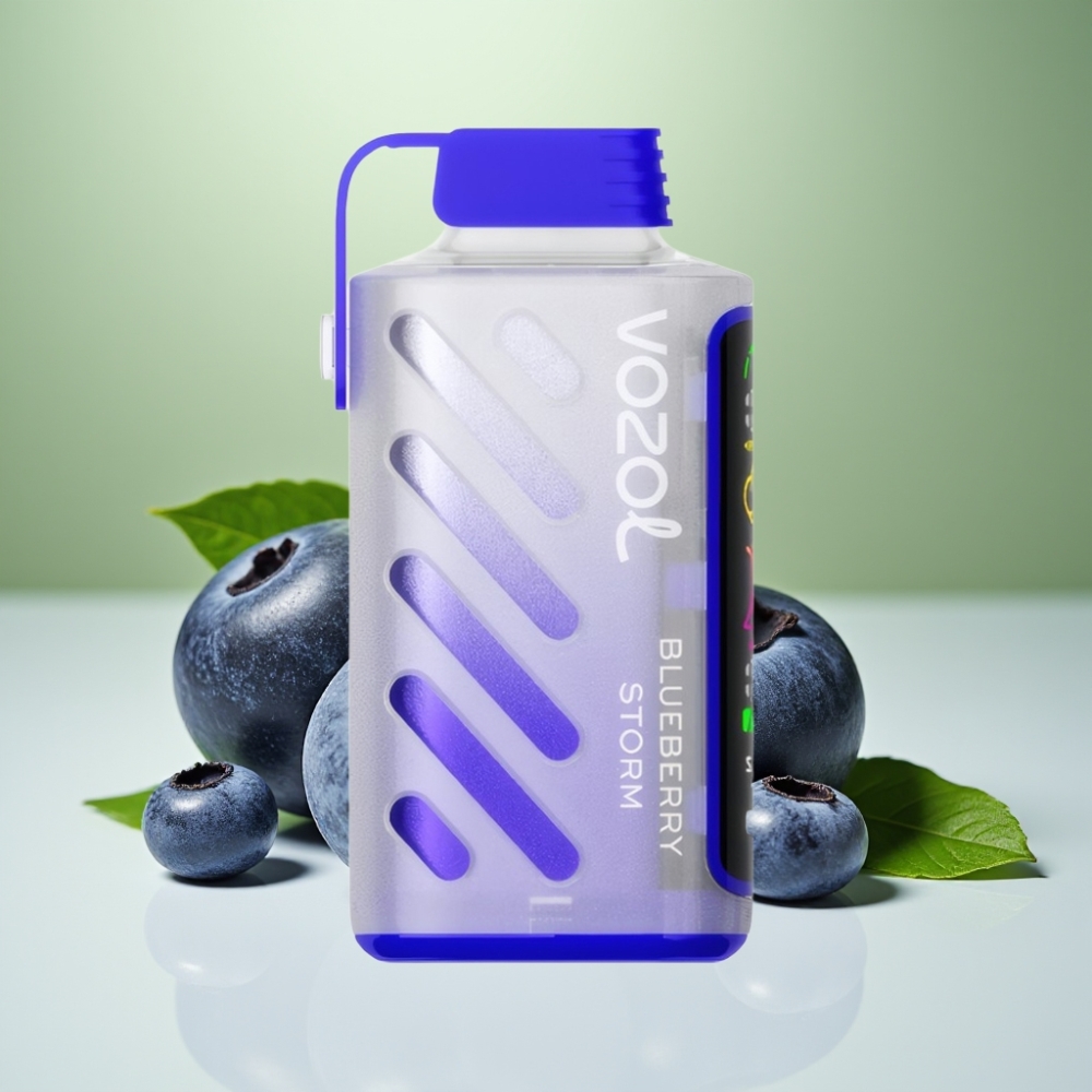VOZOL Gear Power 20000 Puffs عاصفة التوت الأزرق بتقنية S.i.L.C وشاشة كاملة