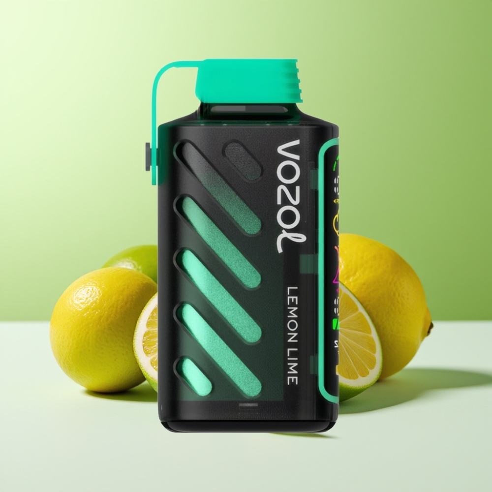 VOZOL Gear Power 20000 Puffs (ليمون لايم) بشاشة عرض كاملة وتقنية S.i.L.C. Tech