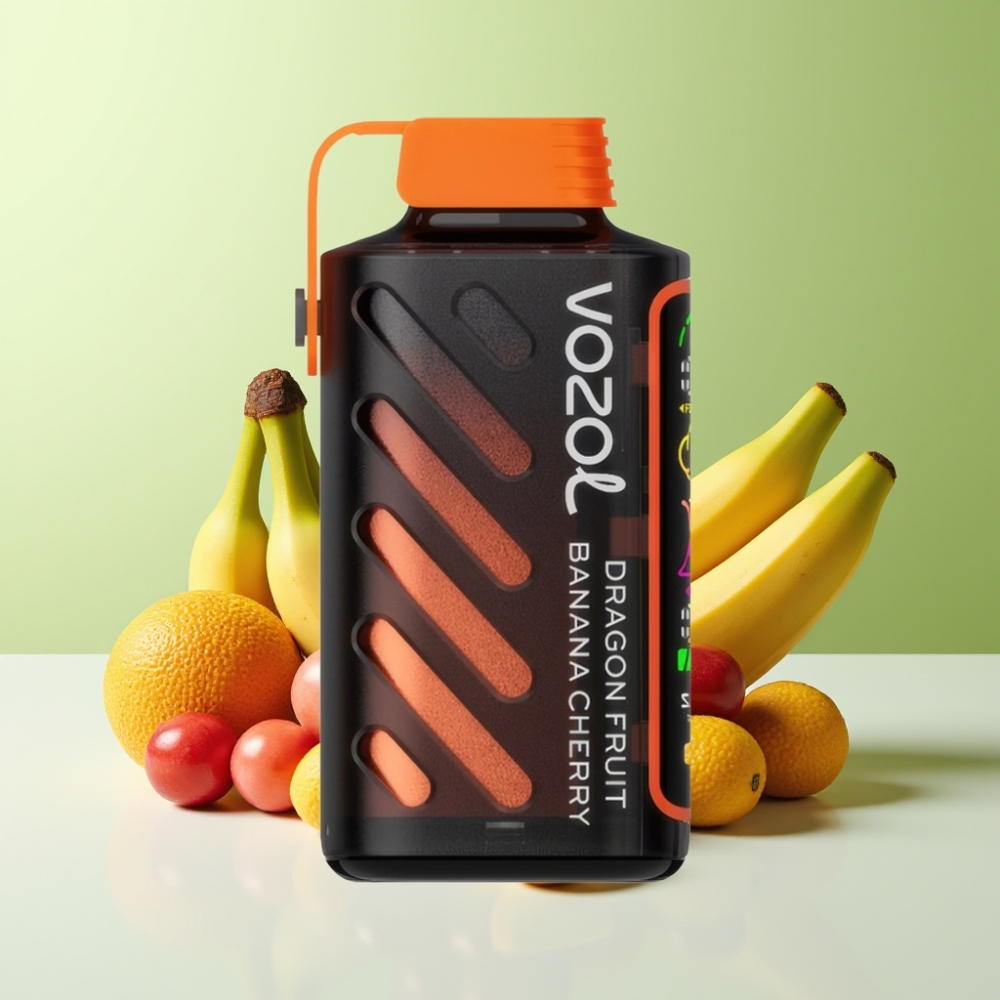 VOZOL Gear Power 20000 Puffs سيجارة إلكترونية فواة التنين موز كرز تقنية S.i.L.C. Tech شاشة كاملة