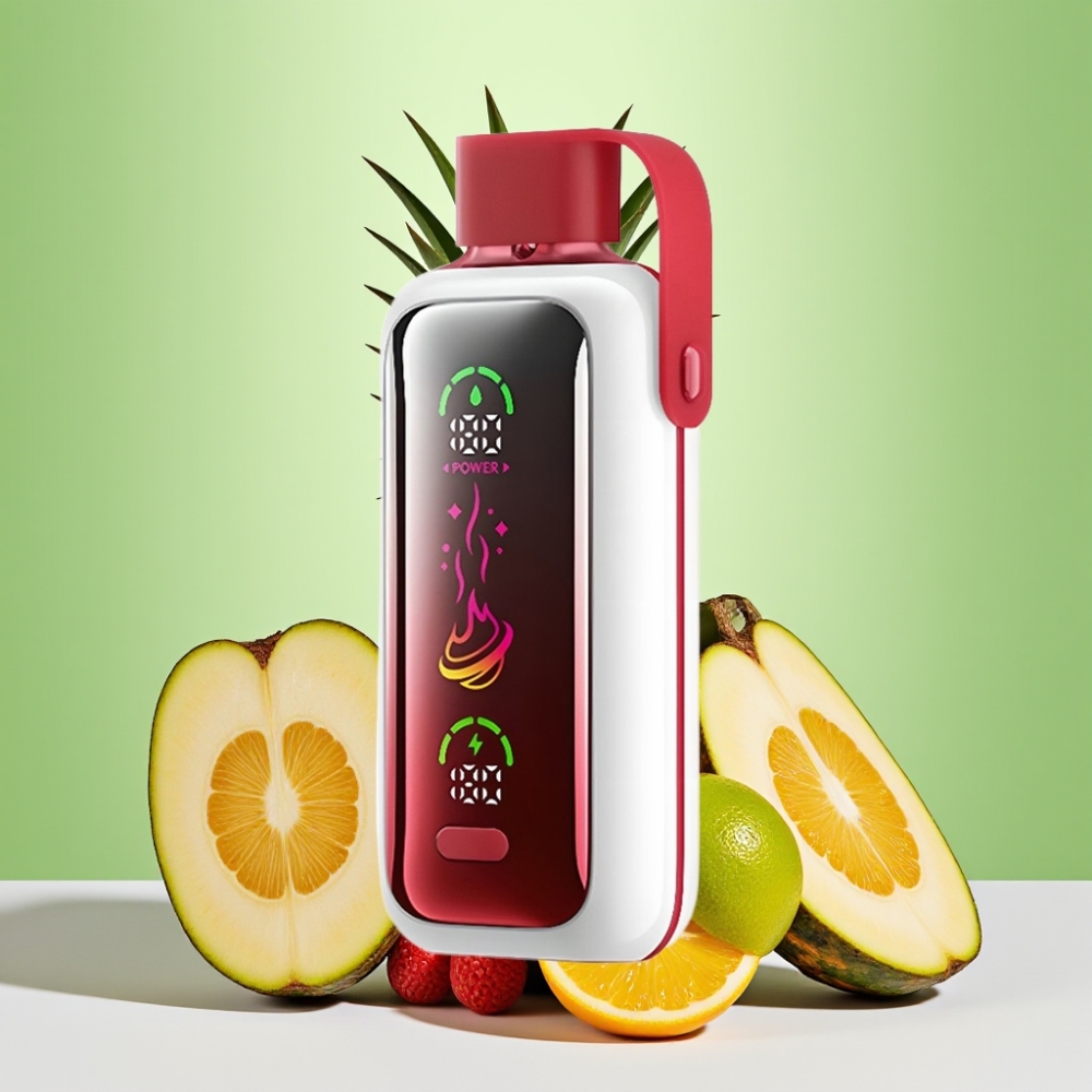VOZOL Star 20000 Puffs فاكهة استوائية شاشة مرآة HD 2.2 بوصة