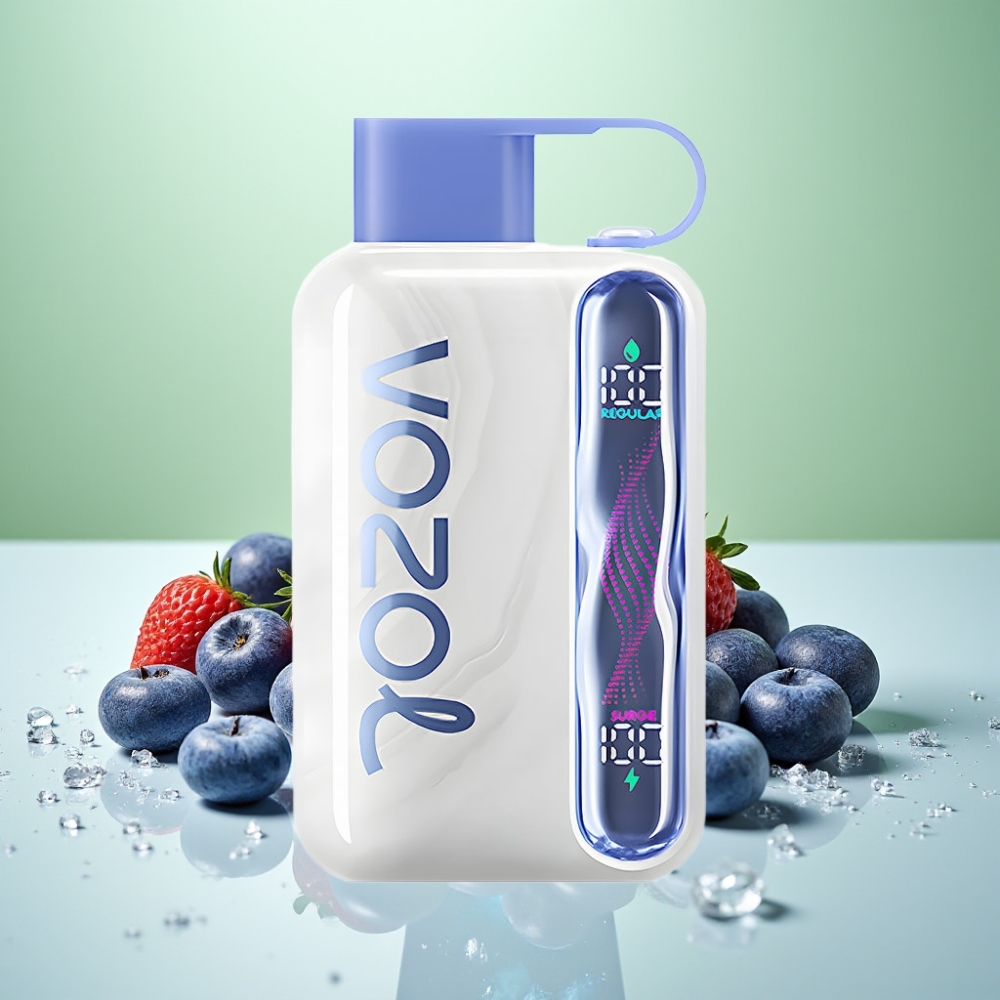 VOZOL STAR 40000 نَفَثات تبخير قابل للتخلص بنكهة التوت الأزرق الجليدي وبطارية 1000mAh