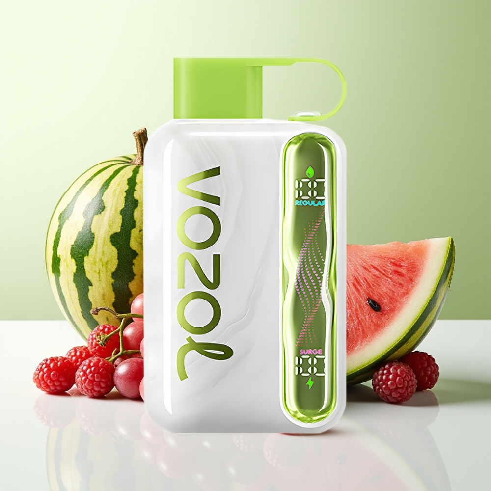 Vozol Star 40000 نَفخة بطارية ١٠٠٠ مللي أمبير بنكهة البطيخ والعنب والتوت البري