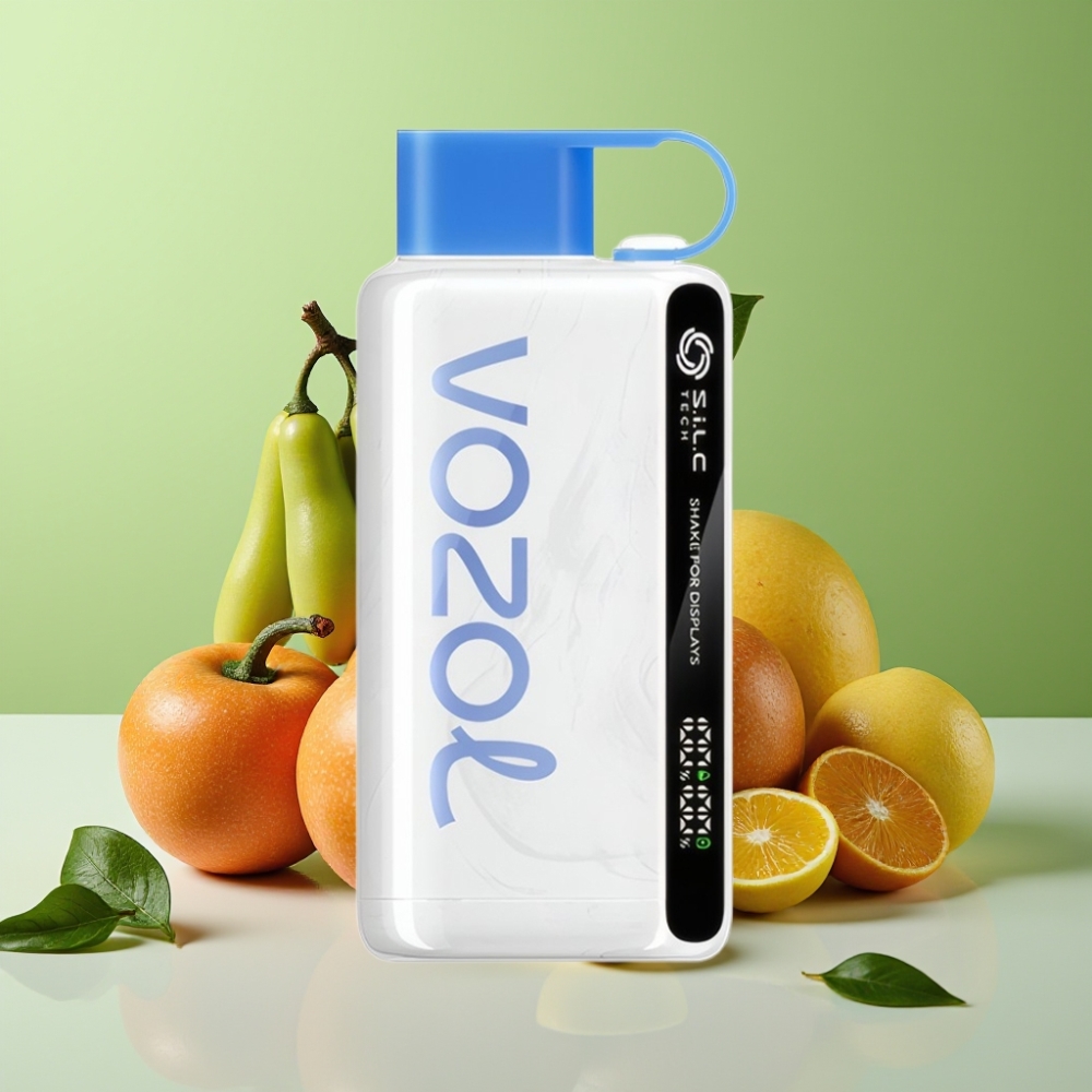 VOZOL STAR 9000/12000 بخار قابل للتصرف بنكهة زبول مع شاشة اهتزاز وشحن أسرع