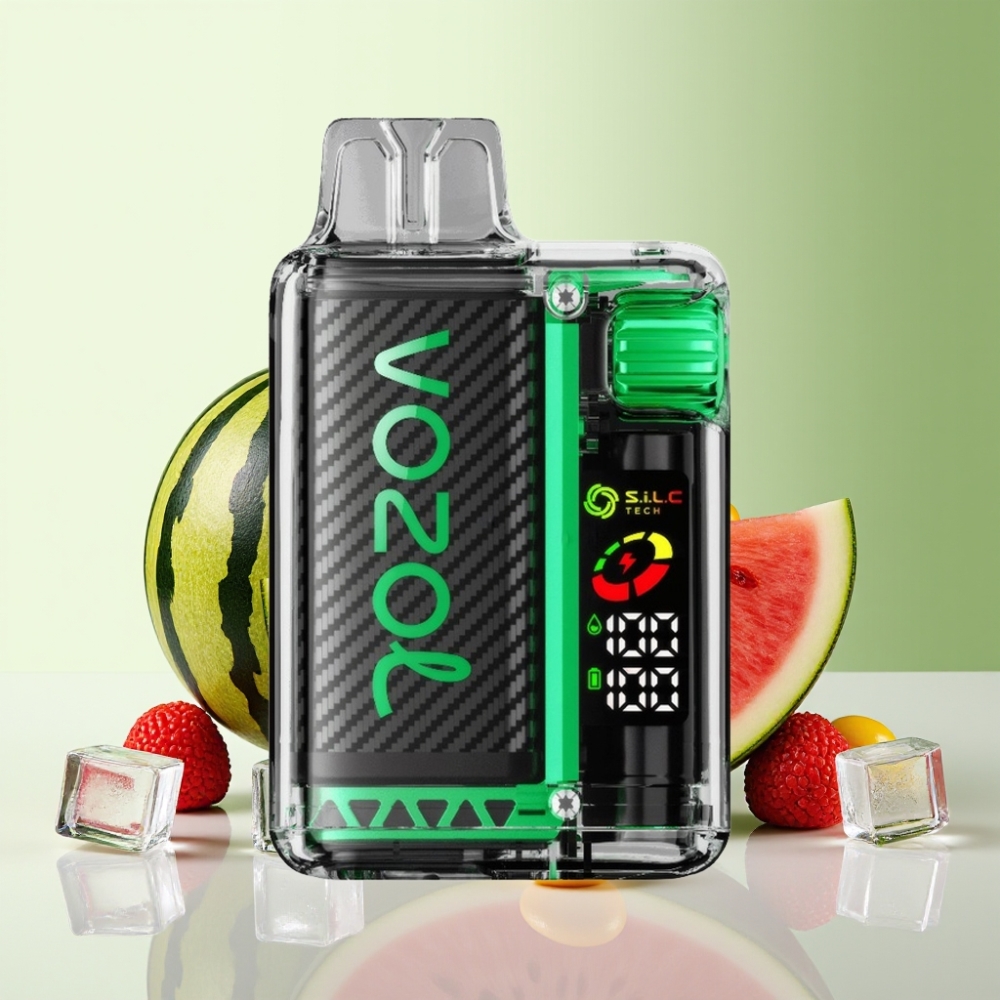 Vozol Vista 20000 نفخة بخار قابل لإعادة الشحن بطارية ٦٥٠ مللي أمبير بنكهة البطيخ المثلج
