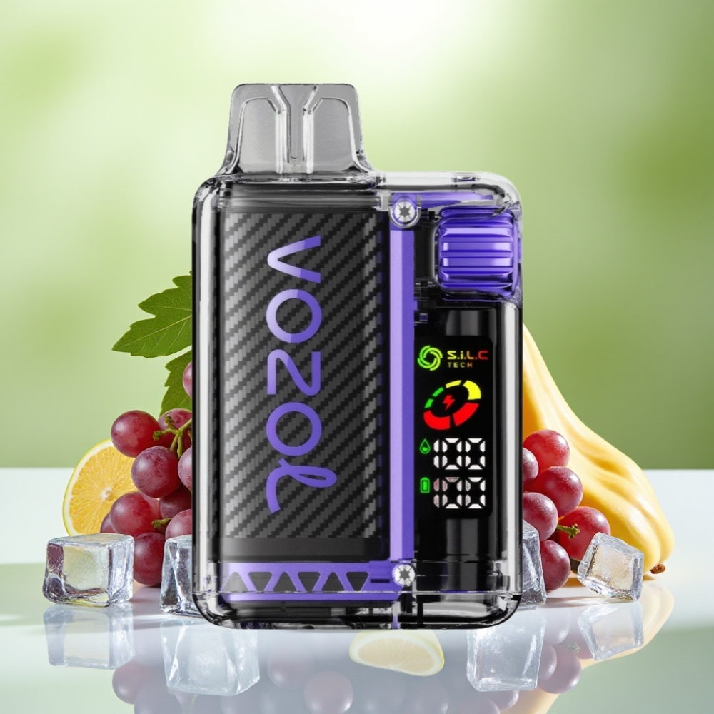 Vozol Vista 20000 نفخة جهاز تبخير جراب آيس عنب قابلة لإعادة الشحن بطارية 650 مللي أمبير